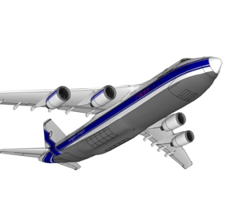 现代大型客机su模型