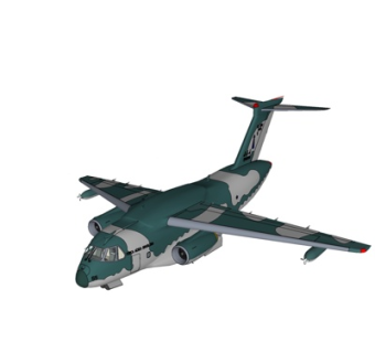 现代大型运输机su模型