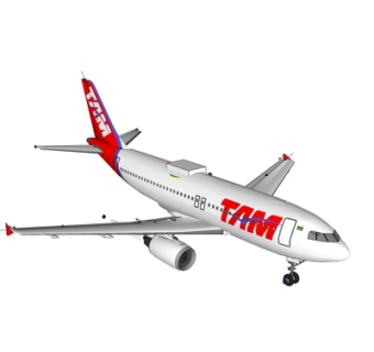 现代大型客机su模型