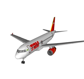 现代大型客机su模型