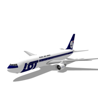 现代大型客机su模型