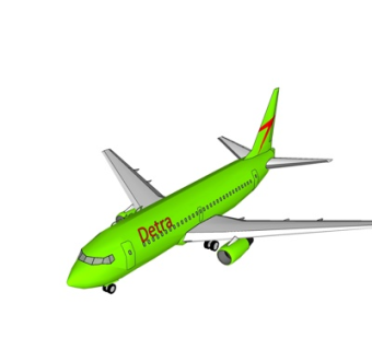 现代大型客机su模型