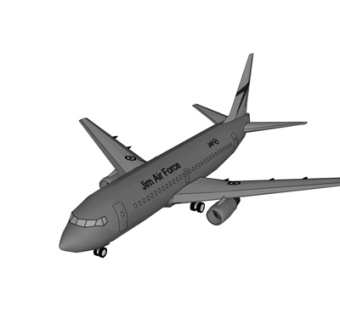 现代大型客机su模型