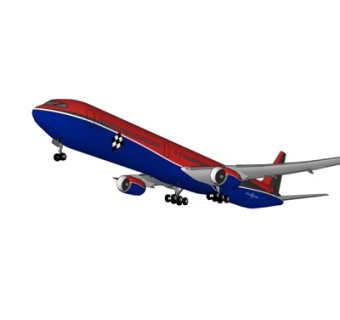 现代大型客机su模型