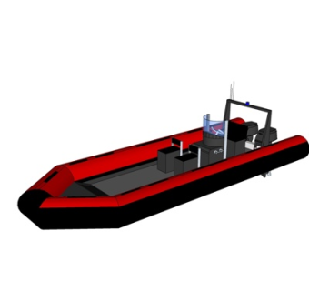 现代快艇su模型