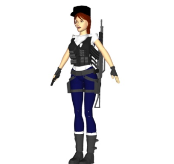 现代飞行员su模型