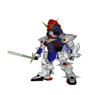 现代高达机器人su模型