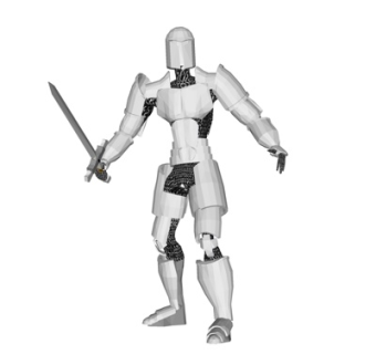 欧式中世纪武士su模型