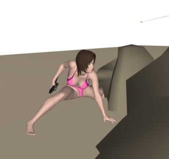 现代定时炸弹角色su模型