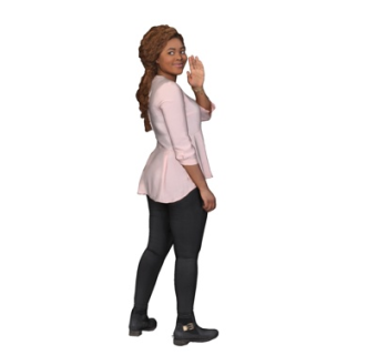 现代站姿欧洲女su模型