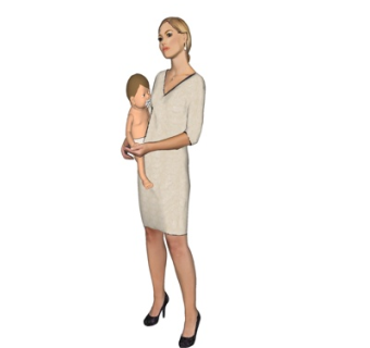 现代母女组合su模型