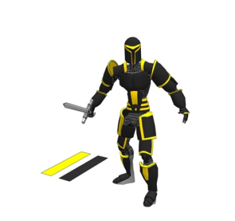 现代赫隆角色su模型