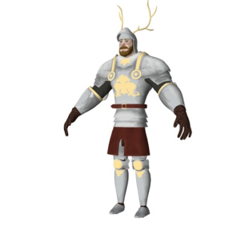 欧式中世纪武士su模型