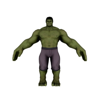 现代绿巨人su模型