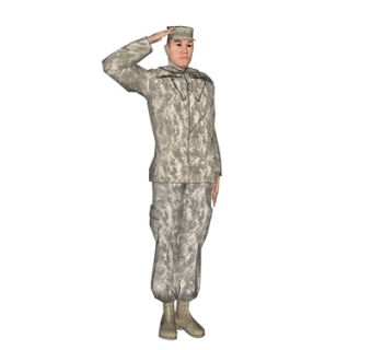 现代军人su模型