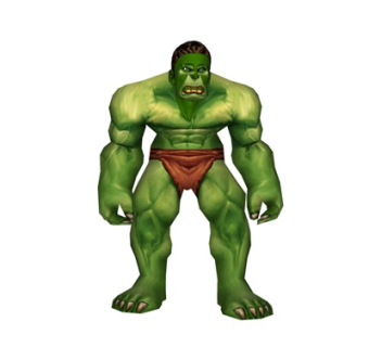 现代绿巨人su模型