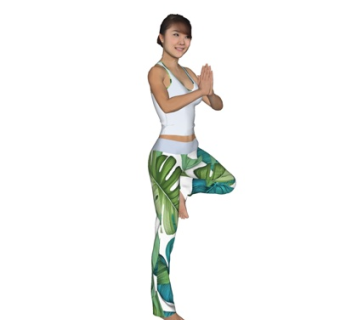 现代瑜伽女人su模型