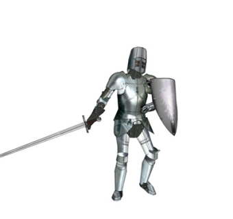 现代武剑士角色su模型