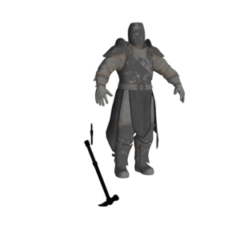 现代剑武士su模型