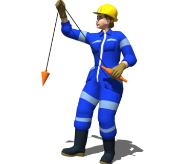 现代女工程师su模型