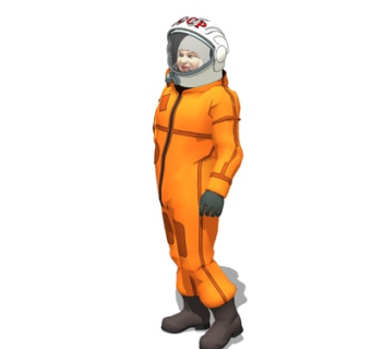 现代消防员su模型