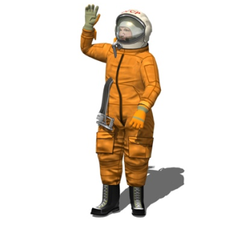 现代消防员su模型