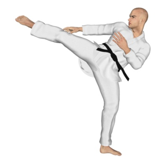 现代少林人su模型