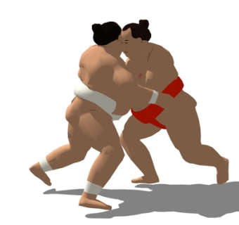 日式相扑运动员su模型