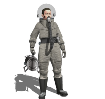 现代宇航员su模型