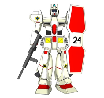 现代高达机器人su模型