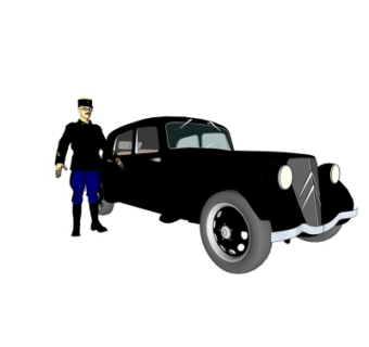 现代驾车人su模型