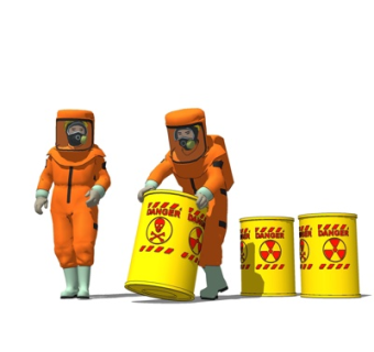 现代消防员su模型