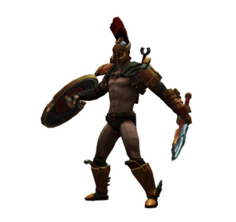 现代古罗马战士su模型