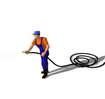 现代消防员su模型