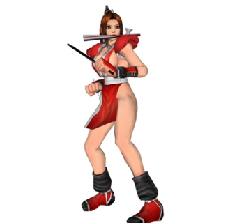 现代女战士角色su模型