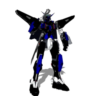现代高达机器人su模型