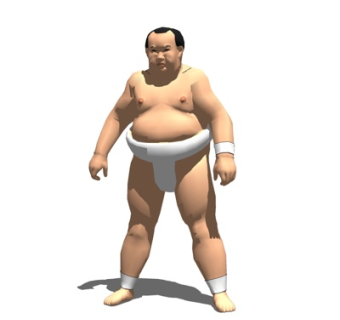 现代少林男su模型