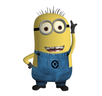 现代卡通小黄人su模型