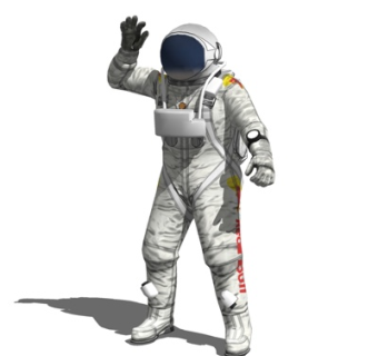 现代宇航员su模型