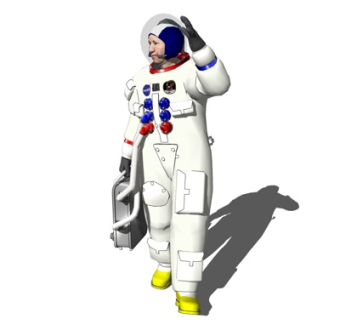 现代宇航员su模型