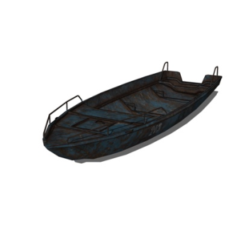 现代救生艇su模型