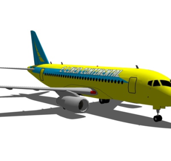 现代大型客机su模型