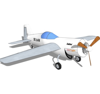 现代小型飞机su模型