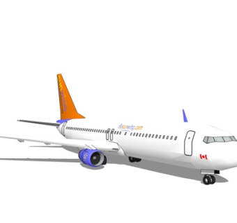 现代大型客机su模型