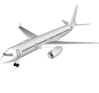 现代大型客机su模型