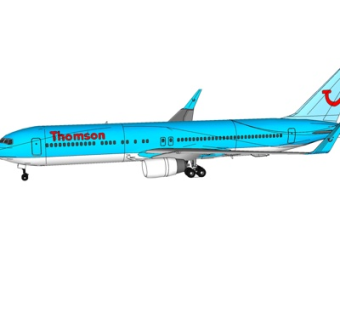 现代大型客机su模型