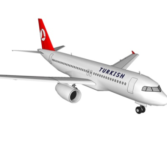 现代大型客机su模型