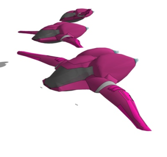 后现代战斗机su模型