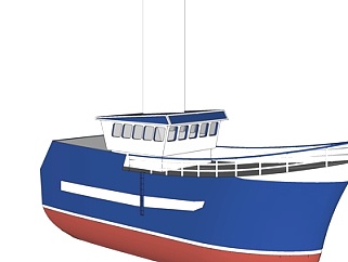 现代小型轮船us<em>模型</em>