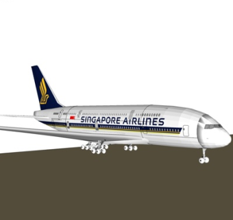 现代大型客机su模型